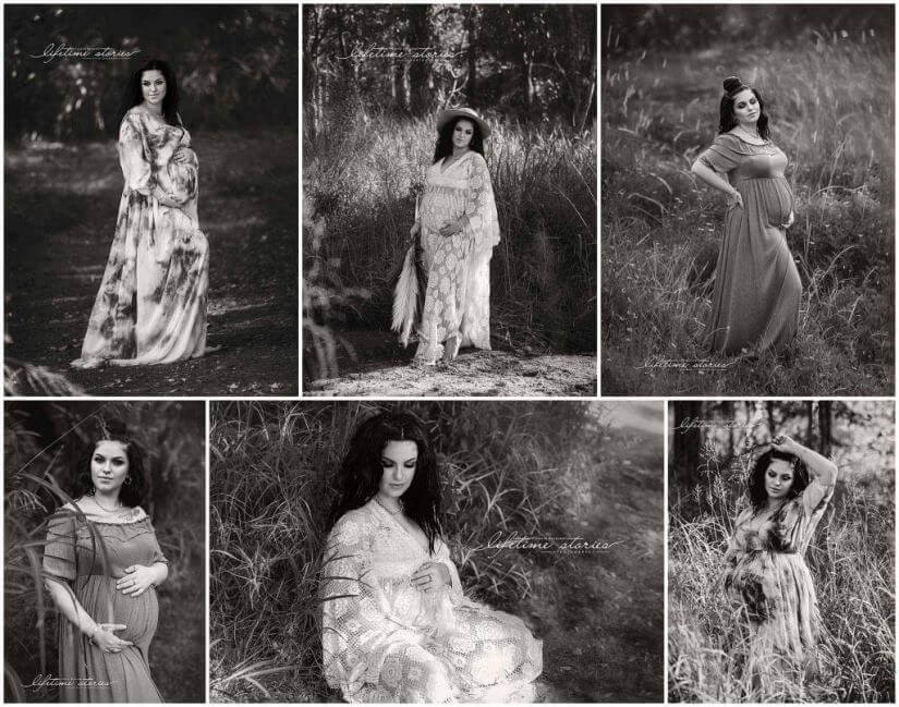 Boho-maternity-session-with-Lifetime-Stories-Photography-in-Rochedale-south